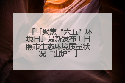 「聚焦“六五”环境日」最新发布！日照市生态环境质量状况“出炉”