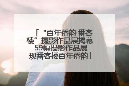 “百年侨韵·番客楼”摄影作品展揭幕 59幅摄影作品展现番客楼百年侨韵