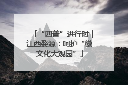 “四普”进行时｜江西婺源：呵护“徽文化大观园”