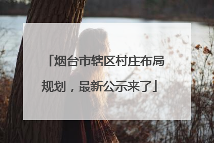 烟台市辖区村庄布局规划，最新公示来了