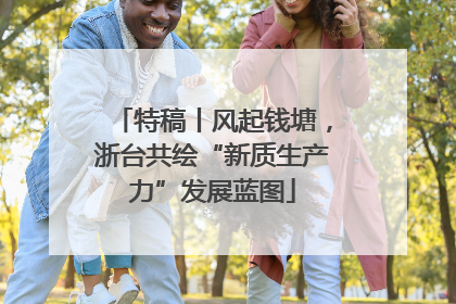 特稿丨风起钱塘，浙台共绘“新质生产力”发展蓝图