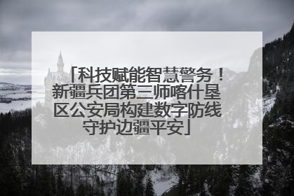 科技赋能智慧警务！新疆兵团第三师喀什垦区公安局构建数字防线守护边疆平安