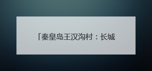 秦皇岛王汉沟村：长城脚下的“甜蜜事业”