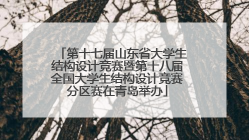 第十七届山东省大学生结构设计竞赛暨第十八届全国大学生结构设计竞赛分区赛在青岛举办