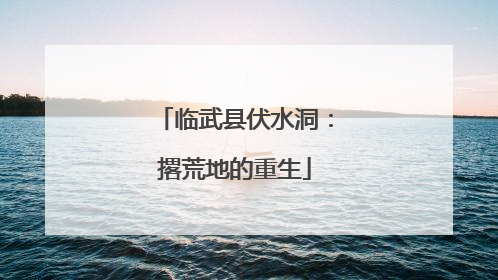 临武县伏水洞：撂荒地的重生