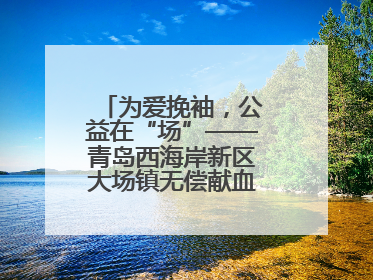 为爱挽袖，公益在“场”——青岛西海岸新区大场镇无偿献血活动温暖收官