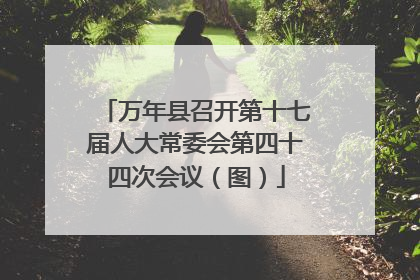 万年县召开第十七届人大常委会第四十四次会议（图）