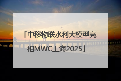 中移物联水利大模型亮相MWC上海2025