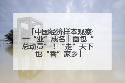 中国经济样本观察·一“业”成名丨面包“总动员”！“走”天下也“香”家乡
