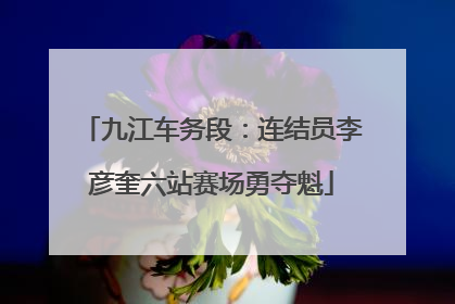 九江车务段：连结员李彦奎六站赛场勇夺魁