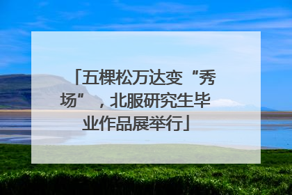 五棵松万达变“秀场”，北服研究生毕业作品展举行