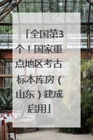 全国第3个！国家重点地区考古标本库房（山东）建成启用