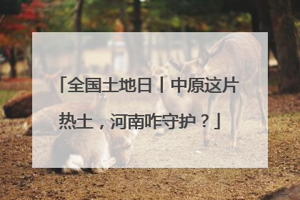 全国土地日丨中原这片热土，河南咋守护？