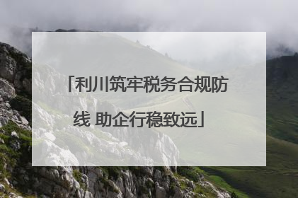 利川筑牢税务合规防线 助企行稳致远