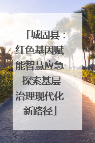 城固县：红色基因赋能智慧应急 探索基层治理现代化新路径
