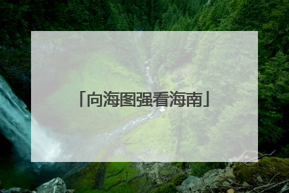 向海图强看海南