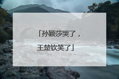孙颖莎哭了，王楚钦笑了