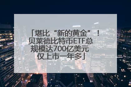 堪比“新的黄金”！贝莱德比特币ETF总规模达700亿美元 仅上市一年多