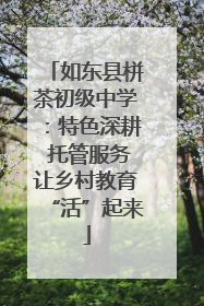 如东县栟茶初级中学：特色深耕 托管服务让乡村教育“活”起来