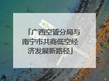 广西空管分局与南宁市共商低空经济发展新路径