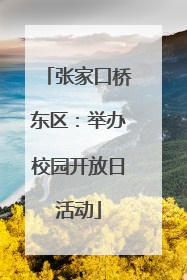 张家口桥东区：举办校园开放日活动