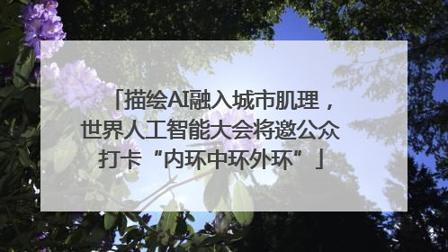 描绘AI融入城市肌理，世界人工智能大会将邀公众打卡“内环中环外环”