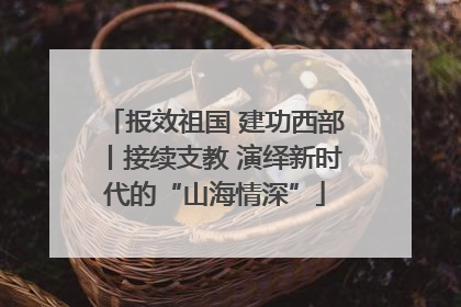 报效祖国 建功西部丨接续支教 演绎新时代的“山海情深”