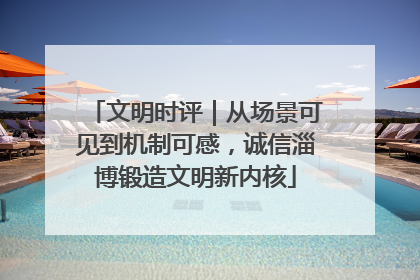 文明时评｜从场景可见到机制可感，诚信淄博锻造文明新内核