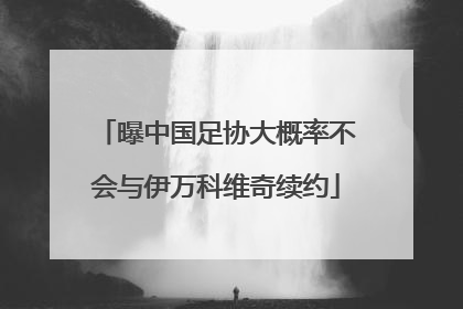 曝中国足协大概率不会与伊万科维奇续约