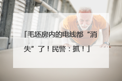 毛坯房内的电线都“消失”了！民警：抓！