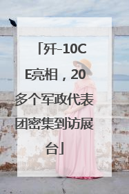 歼-10CE亮相，20多个军政代表团密集到访展台