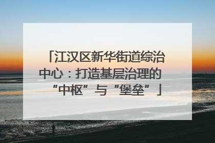 江汉区新华街道综治中心：打造基层治理的“中枢”与“堡垒”