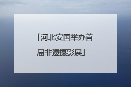 河北安国举办首届非遗摄影展