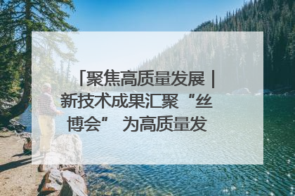 聚焦高质量发展｜新技术成果汇聚“丝博会” 为高质量发展注入新动能