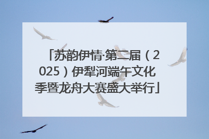 苏韵伊情·第二届（2025）伊犁河端午文化季暨龙舟大赛盛大举行