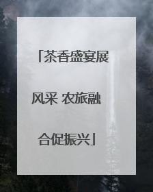 茶香盛宴展风采 农旅融合促振兴