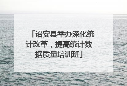诏安县举办深化统计改革，提高统计数据质量培训班