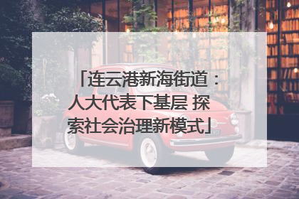 连云港新海街道：人大代表下基层 探索社会治理新模式