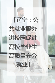 辽宁：公共就业服务进校园促进高校毕业生高质量充分就业