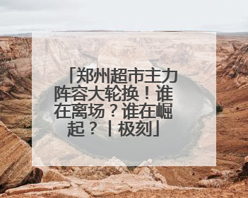 郑州超市主力阵容大轮换！谁在离场？谁在崛起？丨极刻