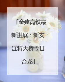 金建高铁最新进展：新安江特大桥今日合龙
