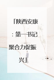 陕西安康：第一书记聚合力促振兴
