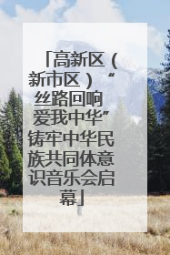 高新区（新市区）“丝路回响 爱我中华”铸牢中华民族共同体意识音乐会启幕