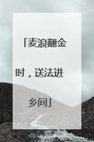 麦浪翻金时，送法进乡间
