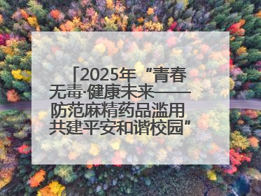 2025年“青春无毒·健康未来——防范麻精药品滥用 共建平安和谐校园”禁毒宣传专题活动在咸宁举行