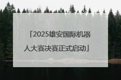 2025雄安国际机器人大赛决赛正式启动