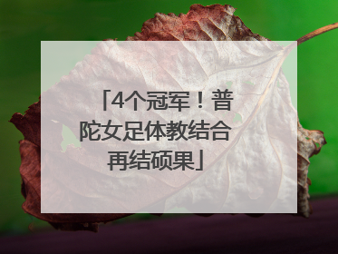 4个冠军！普陀女足体教结合再结硕果