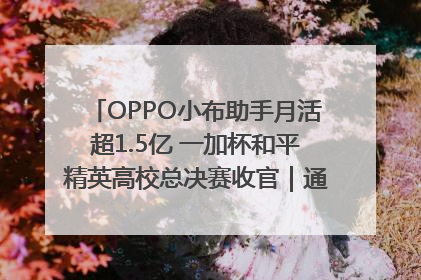 OPPO小布助手月活超1.5亿 一加杯和平精英高校总决赛收官｜通讯Plus·早报