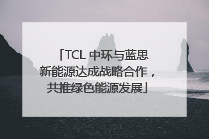TCL 中环与蓝思新能源达成战略合作，共推绿色能源发展